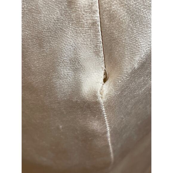 Shona Joy La Lune Tie Front Bias Midi Dress in Cream White Size 4 - Picture 7 of 12